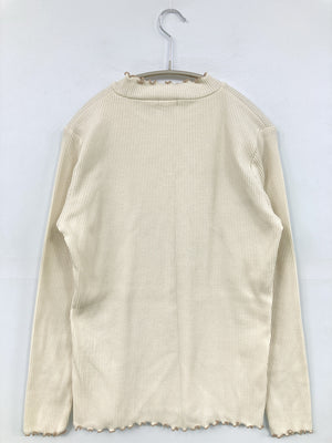 GLACIER/グラシア/ニット/セーター/トップス/アイボリー/L