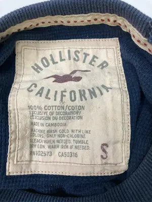 HOLLISTER/ホリスター/Tシャツ/カットソー/トップス/ネイビー/S
