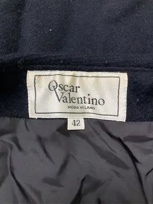 Oscar Valentino/ノーカラーコート/ジャケット/アウター/ブラック/42