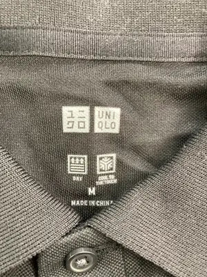 UNIQLO/ユニクロ/ポロシャツ/トップス/ブラック/M