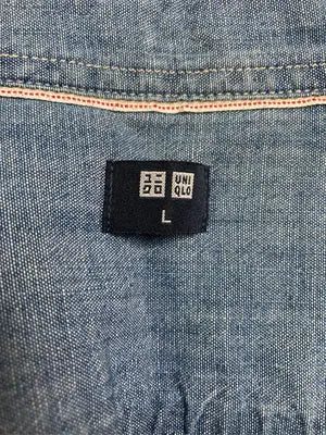 UNIQLO/ユニクロ/シャツ/ブラウス/トップス/ブルー/L