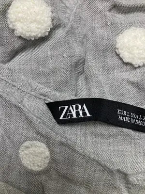 ZARA/ザラ/Tシャツ/カットソー/トップス/グレー/EUR L