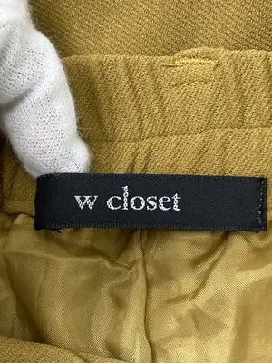 w closet/ダブルクローゼット/スラックス/パンツ/ブラウン/S