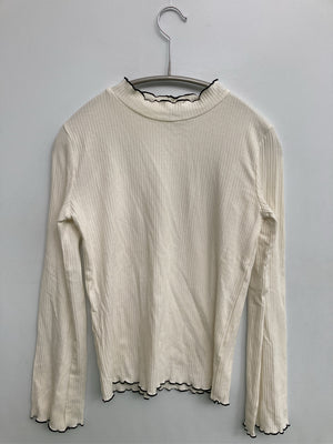 Rag Out/ラグアウト/ニット/セーター/トップス/ホワイト/M