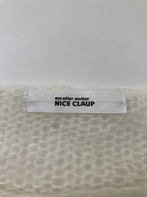 NICE CLAUP/ナイスクラップ/ニット/セーター/トップス/ホワイト/F