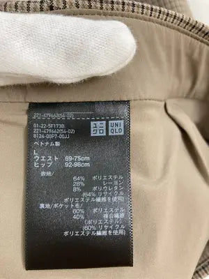 UNIQLO/ユニクロ/ショート/ミニスカート/スカート/ベージュ/L
