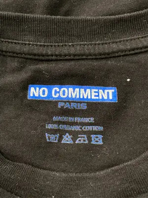 NO COMMENT/Tシャツ/カットソー/トップス/ブラック/S