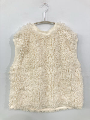 ESSEME/ベスト/トップス/ホワイト/XL