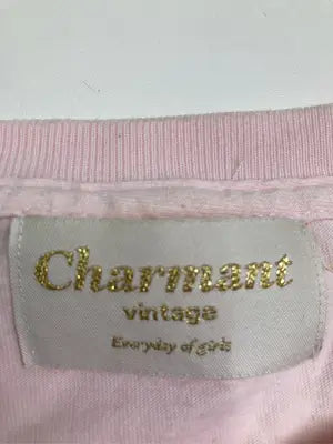 CHARMANT/Tシャツ/カットソー/トップス/ピンク