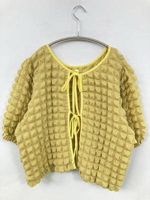 ems/エムズエキサイト/シャツ/ブラウス/トップス/イエロー/F