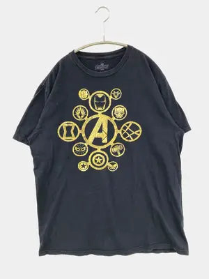 MARVEL/マーベル/Tシャツ/カットソー/トップス/ブラック/LG