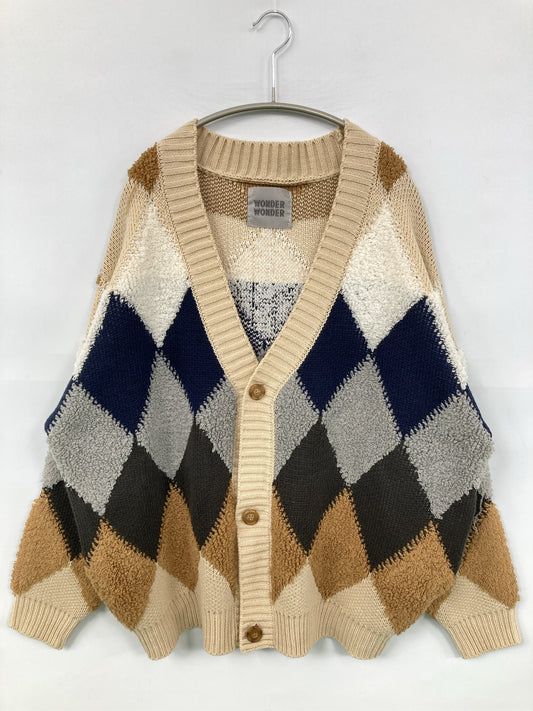 WONDER WONDER/ワンダーワンダー/カーディガン/ボレロ/トップス/ベージュ/M