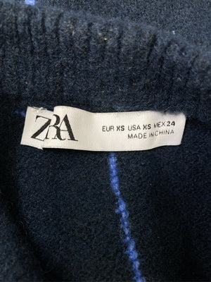 ZARA/ザラ/ニット/セーター/トップス/ネイビー/EUR XS/USA XS/MEX 24