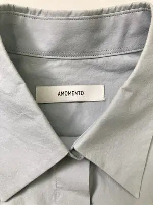 AMOMENTO/シャツ/ブラウス/トップス/グレー/0