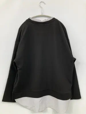 hareiro/Tシャツ/カットソー/トップス/ブラック/LL