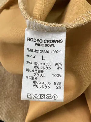 RODEO CROWNS/ロデオクラウンズ/スウェット/トップス/ベージュ/L