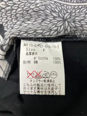 Tシャツ/カットソー/トップス/ブラック/F