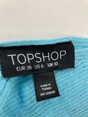 TOPSHOP/トップショップ/ノースリーブ/トップス/スカイブルー/UK 10