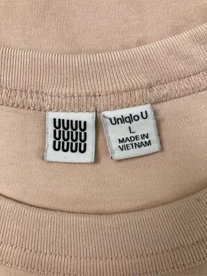 UNIQLO/ユニクロ/Tシャツ/カットソー/トップス/オレンジ/L