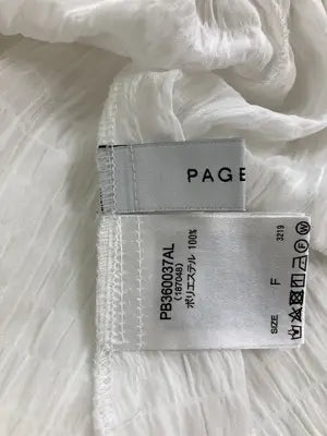 PAGEBOY/ページボーイ/その他トップス/トップス/ホワイト/FREE