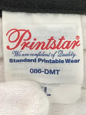 Printstar/プリントスター/Tシャツ/カットソー/トップス/ブラック/XL