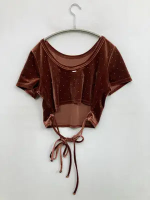 Chico/チコ/Tシャツ/カットソー/トップス/ブラウン/F