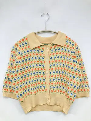 Tシャツ/カットソー/トップス/ベージュ/F