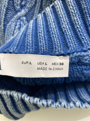 ZARA/ザラ/ベスト/トップス/ブルー/EUR L/USA L/MEX 30