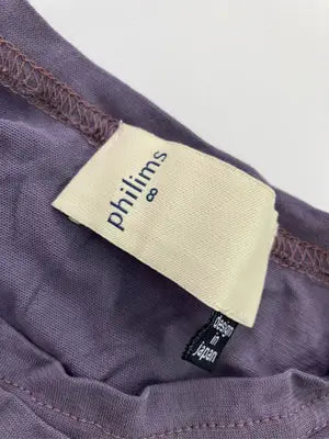 philims 8/Tシャツ/カットソー/トップス/パープル