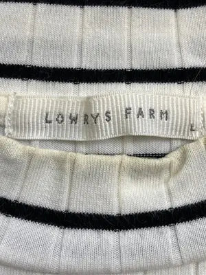 LOWRYS FARM/ローリーズファーム/Tシャツ/カットソー/トップス/ホワイト/L
