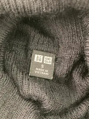 UNIQLO/ユニクロ/ニット/セーター/トップス/ブラック/S