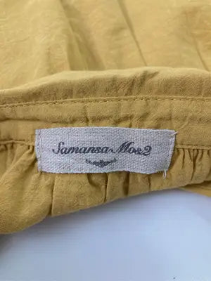 Samansa Mos2/サマンサモスモス/シャツ/ブラウス/トップス/イエロー/F