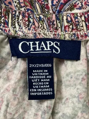 CHAPS/チャップス/Tシャツ/カットソー/トップス/パープル/2X