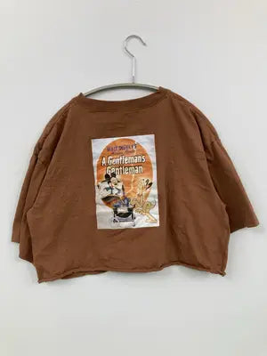 Disney/ディズニー/Tシャツ/カットソー/トップス/ブラウン/F