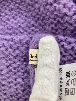 Crafted/ニット/セーター/トップス/パープル/L