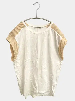 ZARA/ザラ/Tシャツ/カットソー/トップス/アイボリー/S