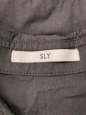 SLY/スライ/シャツワンピース/ワンピース/ドレス/ブラック/2
