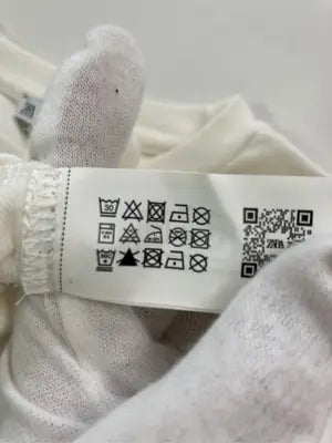 ZARA/ザラ/Tシャツ/カットソー/トップス/ホワイト/USA M