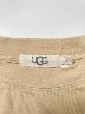 UGG/アグ/Tシャツ/カットソー/トップス/ベージュ/XL