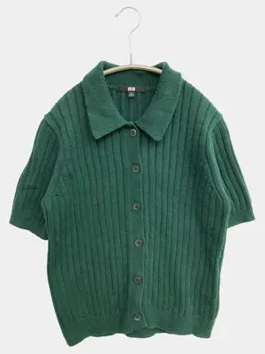 UNIQLO/ユニクロ/ニット/セーター/トップス/グリーン/M