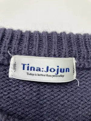 TINA:JOJUN/ティーナジョジュン/ニット/セーター/トップス/パープル/M