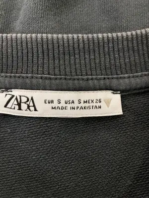 ZARA/ザラ/Tシャツ/カットソー/トップス/グレー/USA S