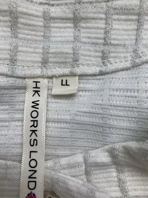 HK WORKS LONDON/エイチケーワークスロンドン/カーディガン/ボレロ/トップス/ホワイト/LL