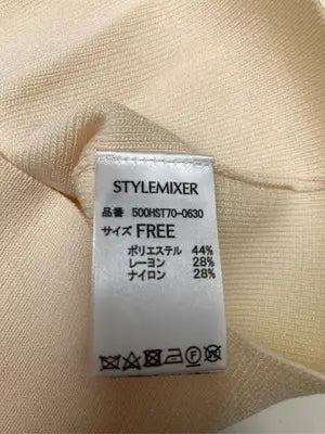 STYLEMIXER/スタイルミキサー/ニット/セーター/トップス/アイボリー/FREE