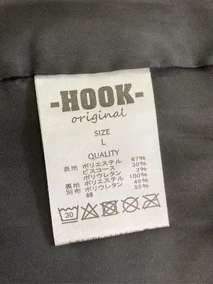 HOOK/フック/テーラードジャケット/ジャケット/アウター/ブラック/L