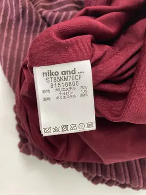 niko and .../ニコアンド/ロングスカート/スカート/レッド/M