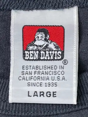 BEN DAVIS/ベンデイビス/Tシャツ/カットソー/トップス/ブラック/L