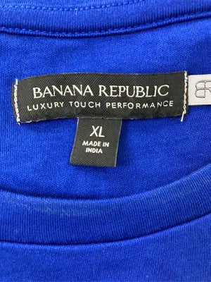 BANANA REPUBLIC/バナナリパブリック/Tシャツ/カットソー/トップス/ブルー/XL