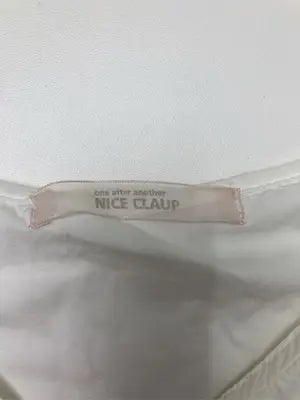 NICE CLAUP/ナイスクラップ/シャツ/ブラウス/トップス/ホワイト/F