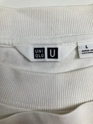 UNIQLO U/ユニクロユー/Tシャツ/カットソー/トップス/ホワイト/L